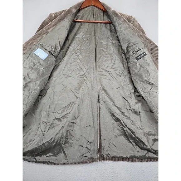 Vintage Levi's Blazer Men's 40L Gray Sport Classics Elbow Pads Preppy Western - Picture 4 of 10